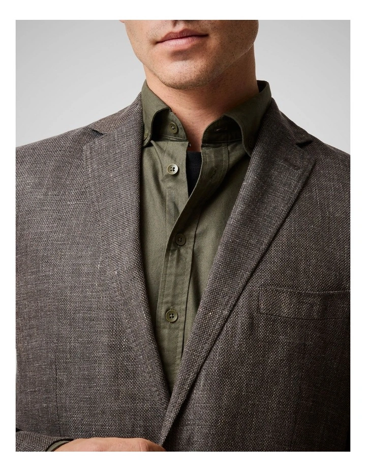 The Cascades Sports Fit Jacket in Granite image 5