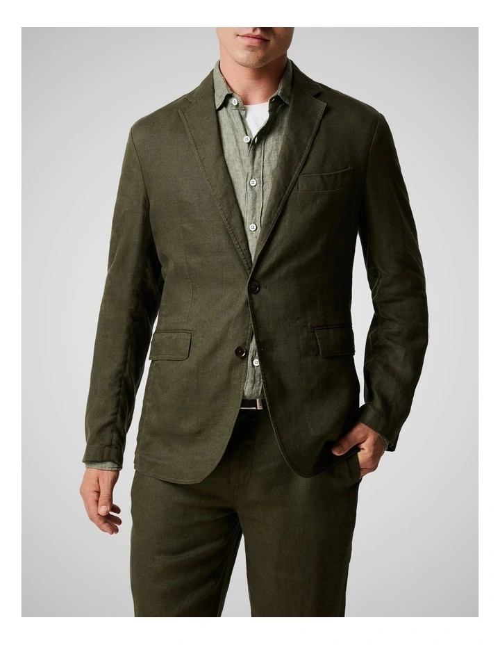 Campbell Island Jacket in Dark Olive image 1