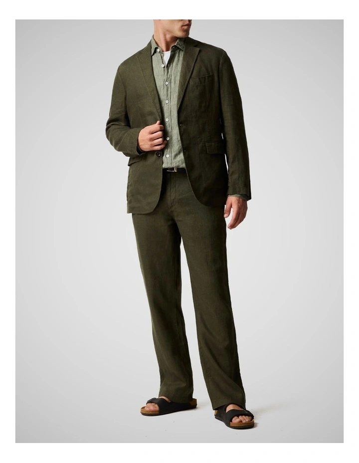 Campbell Island Jacket in Dark Olive image 2