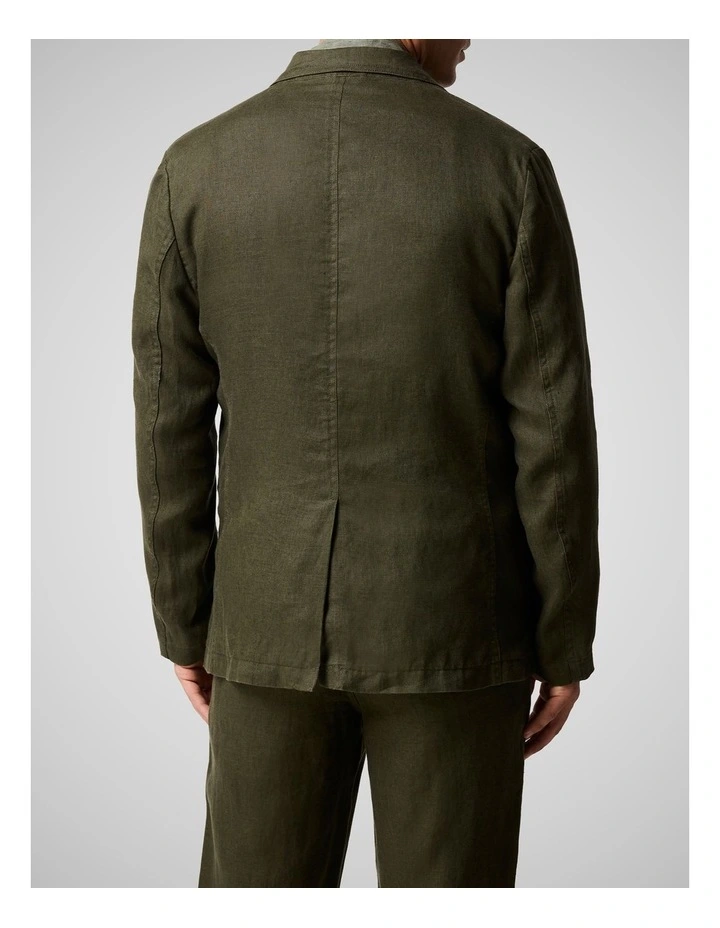 Campbell Island Jacket in Dark Olive image 3