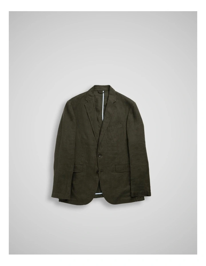 Campbell Island Jacket in Dark Olive image 4