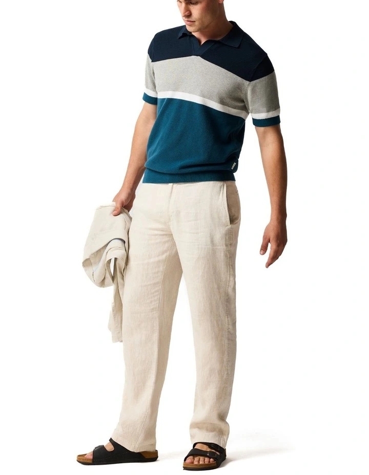 Brunswick Knit Polo in Teal image 2