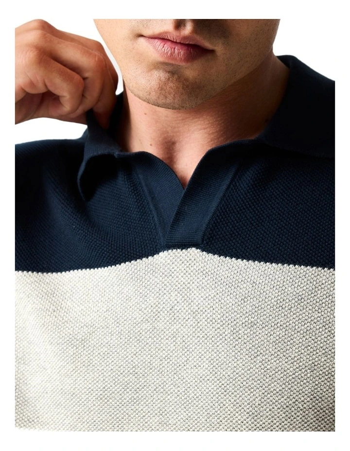 Brunswick Knit Polo in Teal image 4