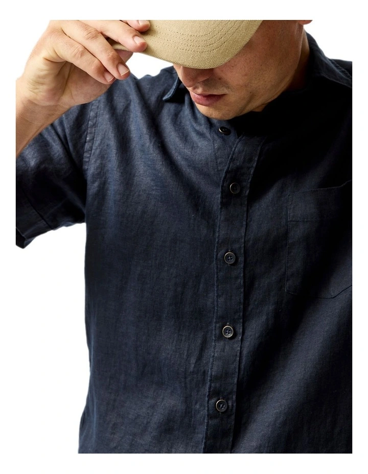 Palm Beach Sports Fit Shirt in Midnight image 6