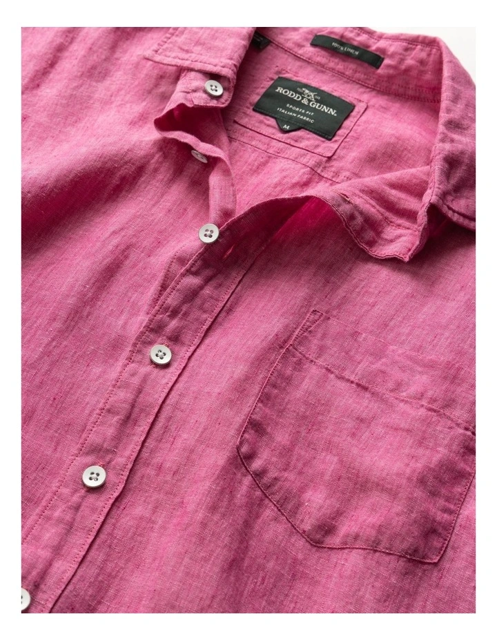 Palm Beach Sports Fit Shirt in Flamingo image 5