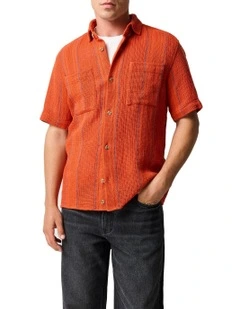 Point Break Shirt in Tangerine