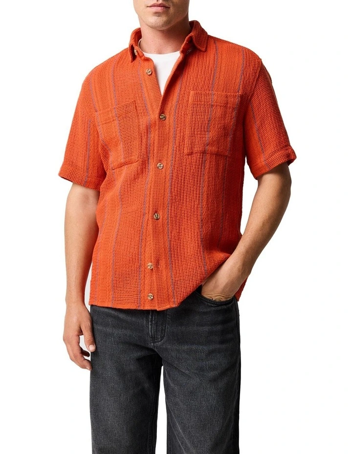 Point Break Shirt in Tangerine image 1
