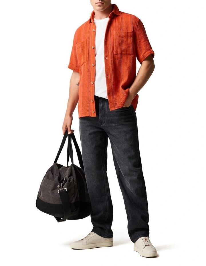 Point Break Shirt in Tangerine image 2