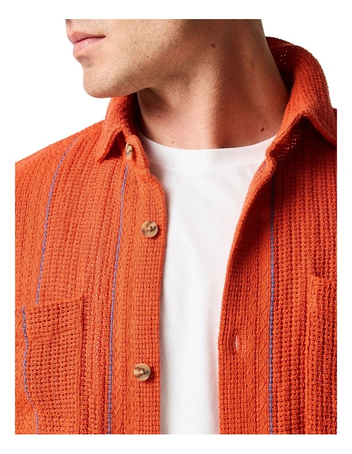 Point Break Shirt in Tangerine image 6