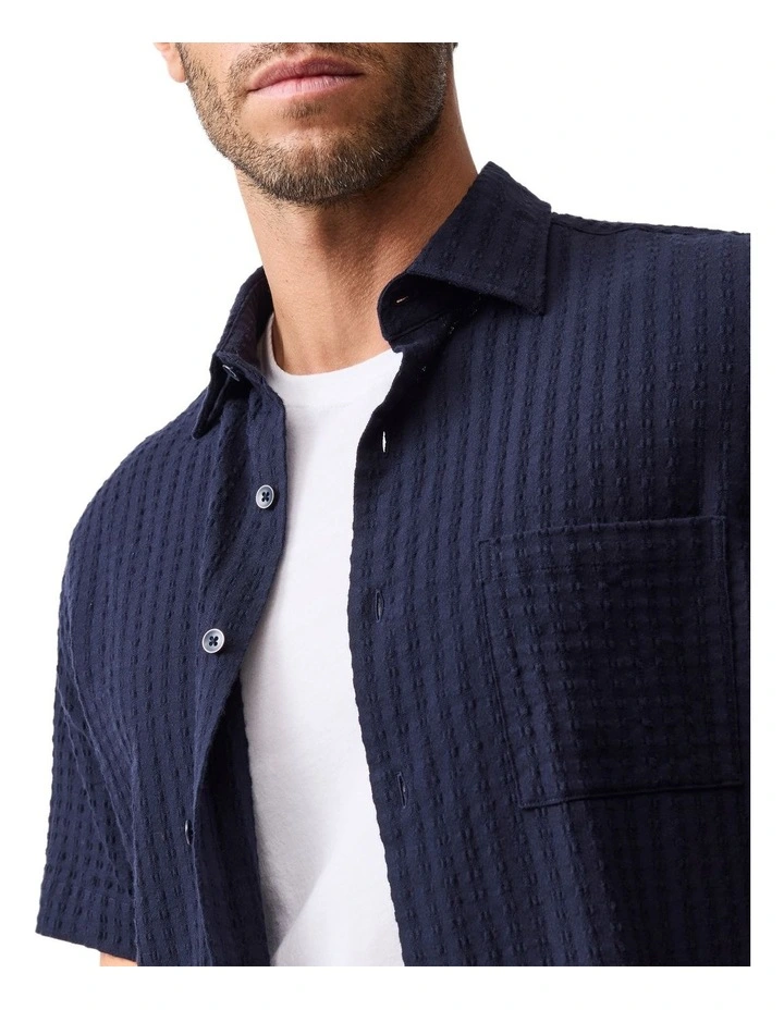 Mystery Creek Short Sleeve Shirt in Midnight image 5