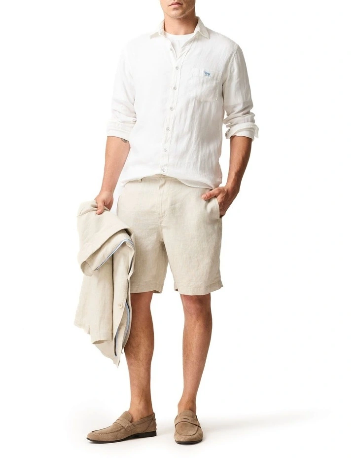 Longbeach Short in Oatmeal image 2