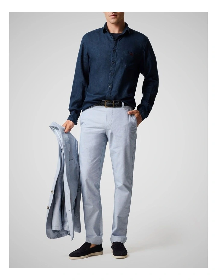Coromandel 2 Long Sleeve Sports Fit Shirt in Eclipse image 2