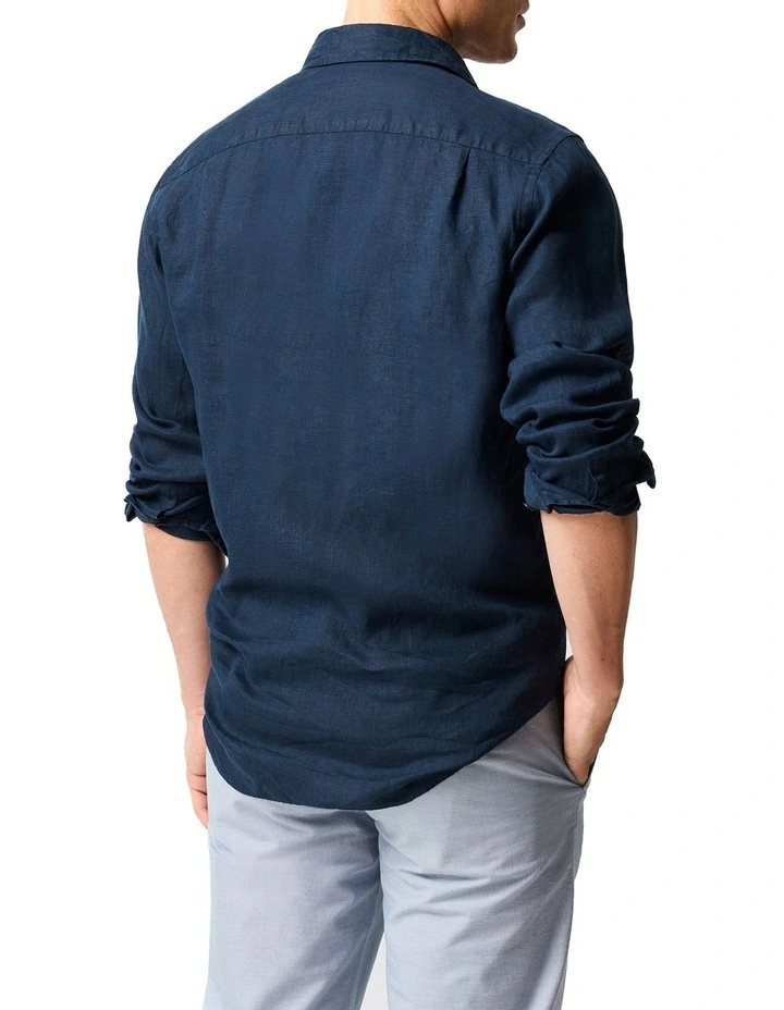 Coromandel 2 Long Sleeve Sports Fit Shirt in Eclipse image 2