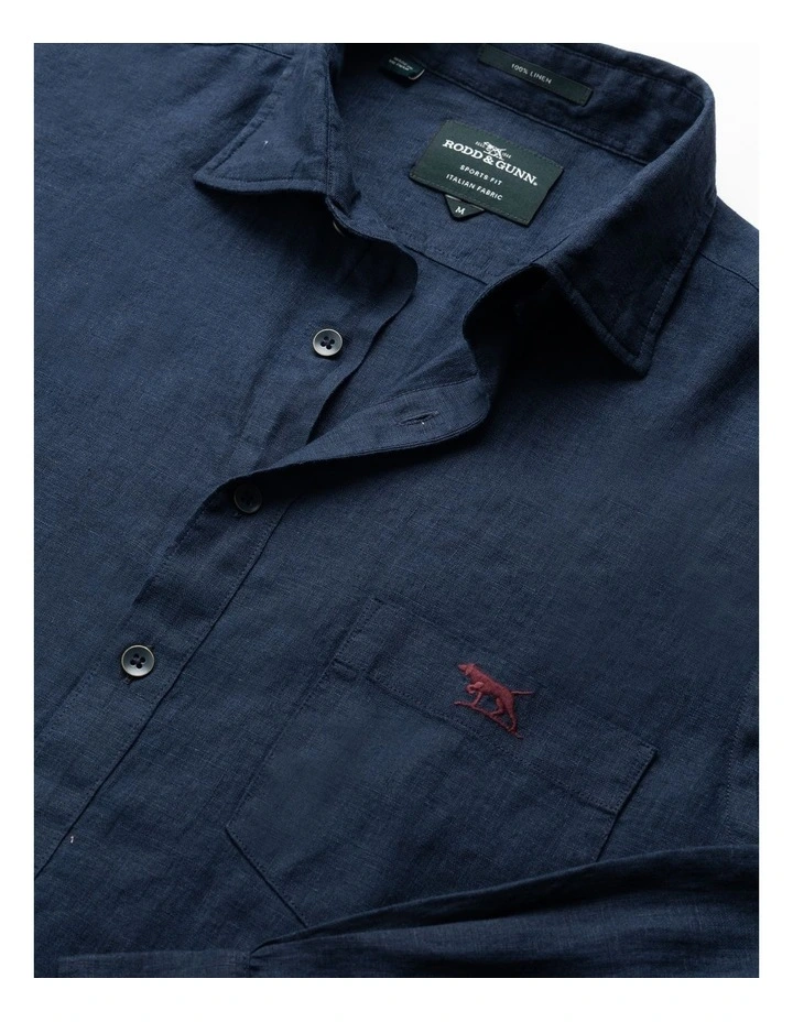 Coromandel 2 Long Sleeve Sports Fit Shirt in Eclipse image 5