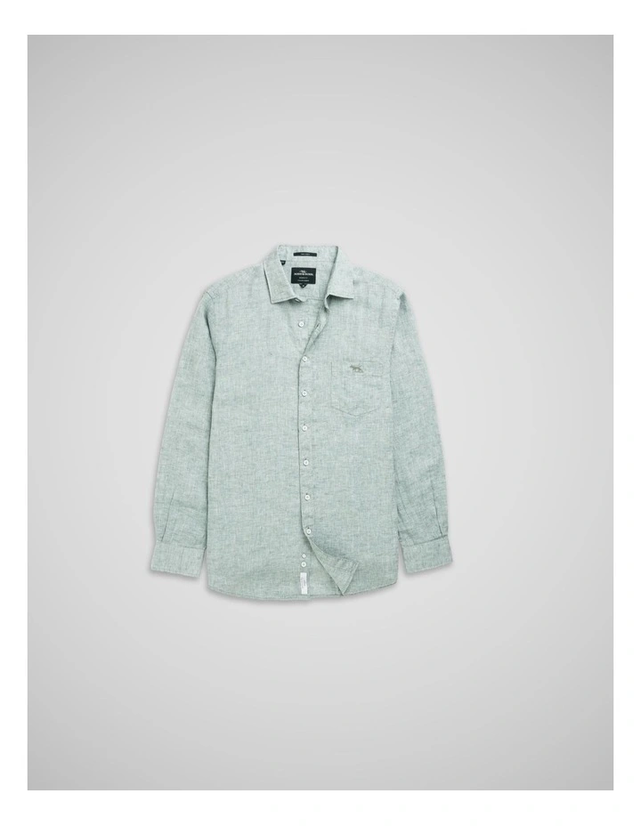 Coromandel 2 Long Sleeve Sports Fit Shirt in Moss image 4