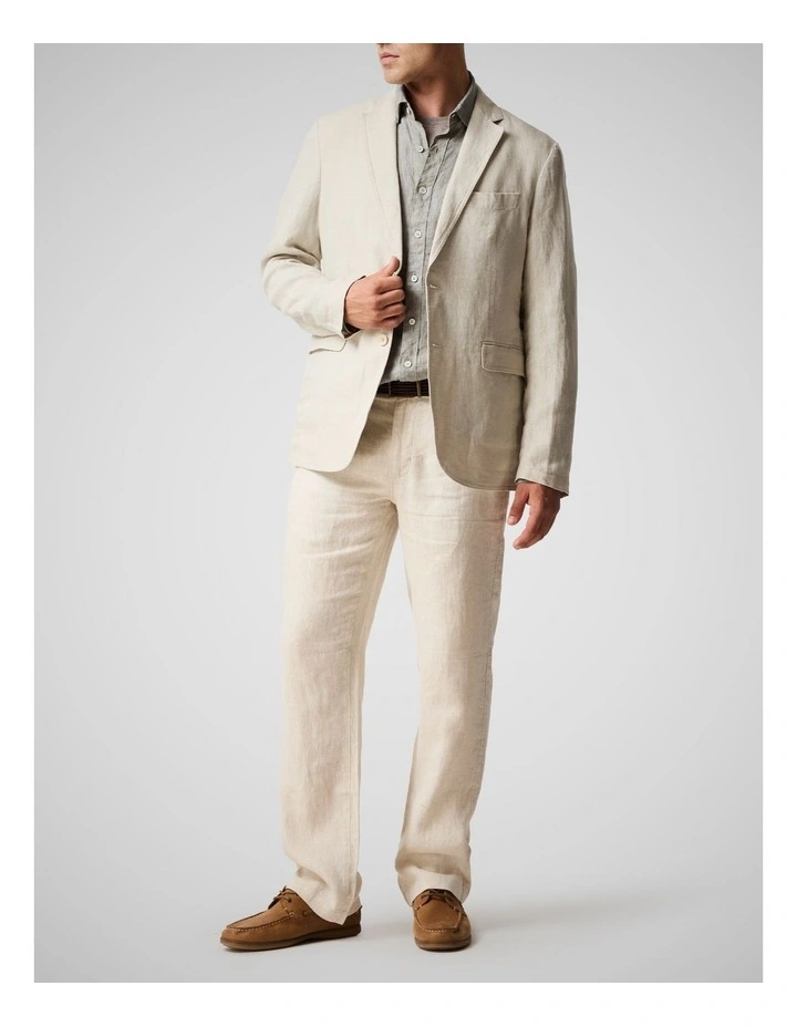 Coromandel 2 Long Sleeve Sports Fit Shirt in Taupe image 2