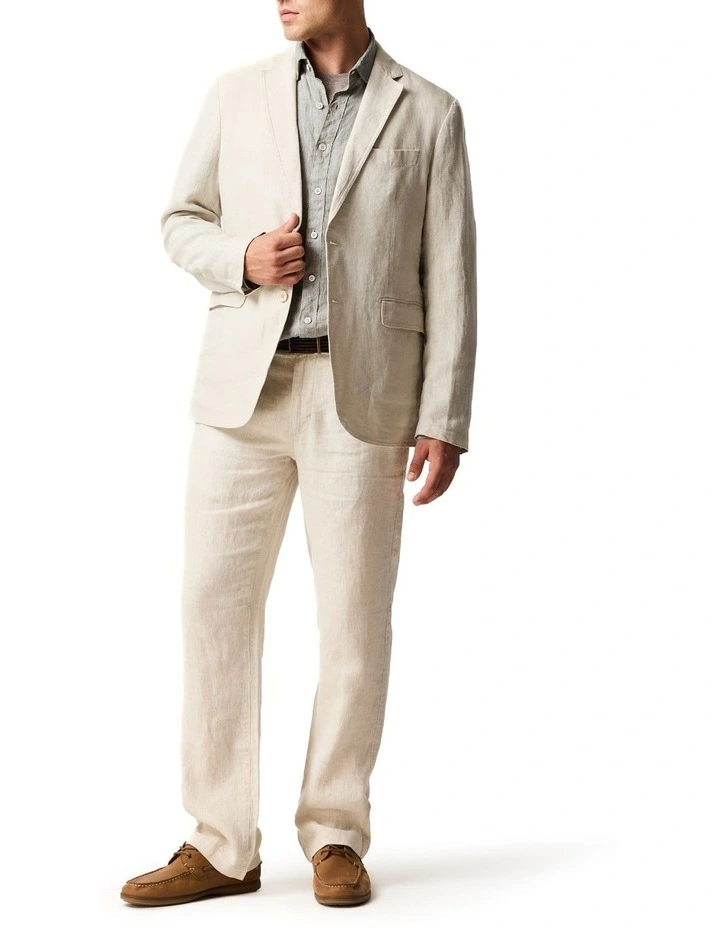 Coromandel 2 Long Sleeve Sports Fit Shirt in Taupe image 2