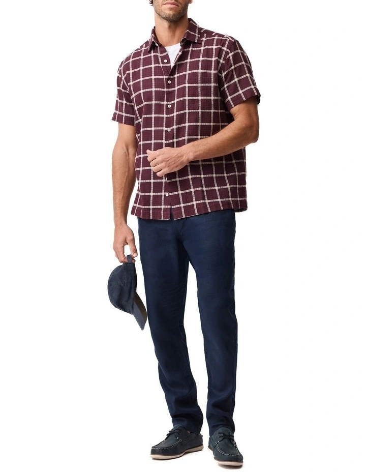 Wetherstones Shirt in Burgundy image 2