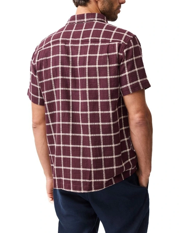 Wetherstones Shirt in Burgundy image 3