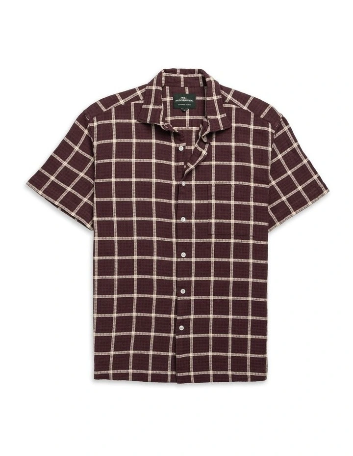 Wetherstones Shirt in Burgundy image 5