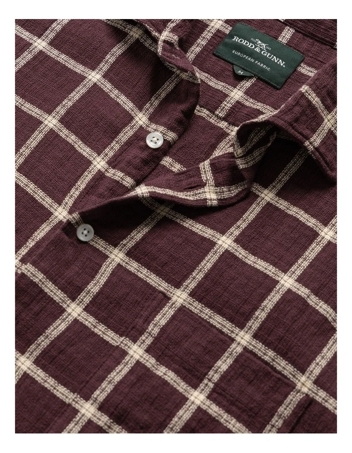 Wetherstones Shirt in Burgundy image 6