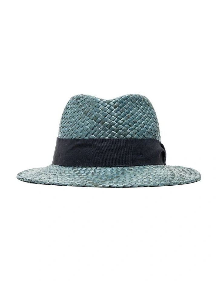 Hampden Hat Natural in Navy image 1