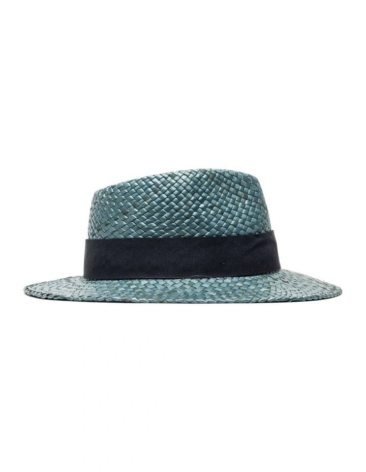 Hampden Hat Natural in Navy image 3