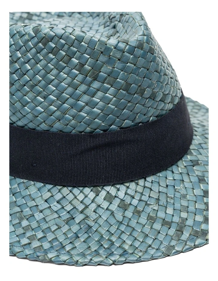 Hampden Hat Natural in Navy image 5