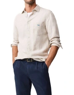 Coromandel 2 Long Sleeve Sports Fit Shirt in Oatmeal