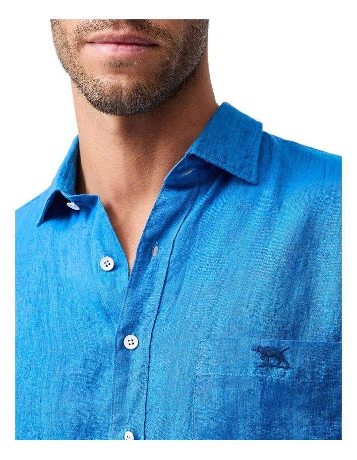 Coromandel 2 Long Sleeve Sports Fit Shirt in Cyan image 6