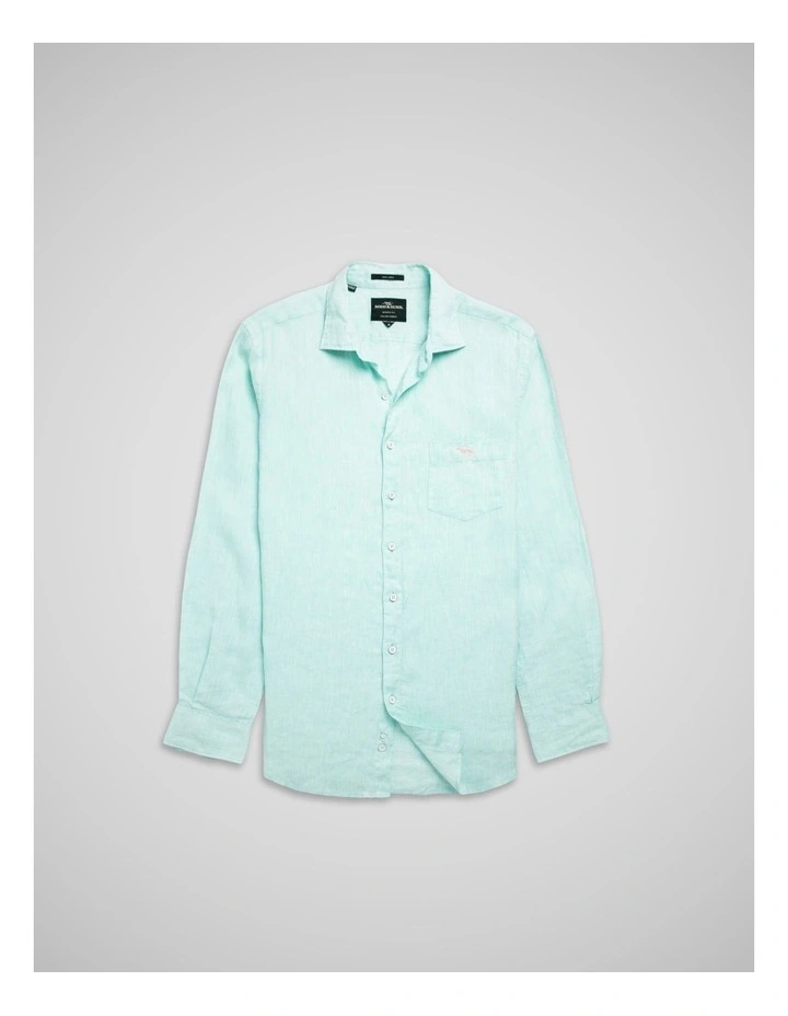 Coromandel 2 Long Sleeve Sports Fit Shirt in Mint image 4