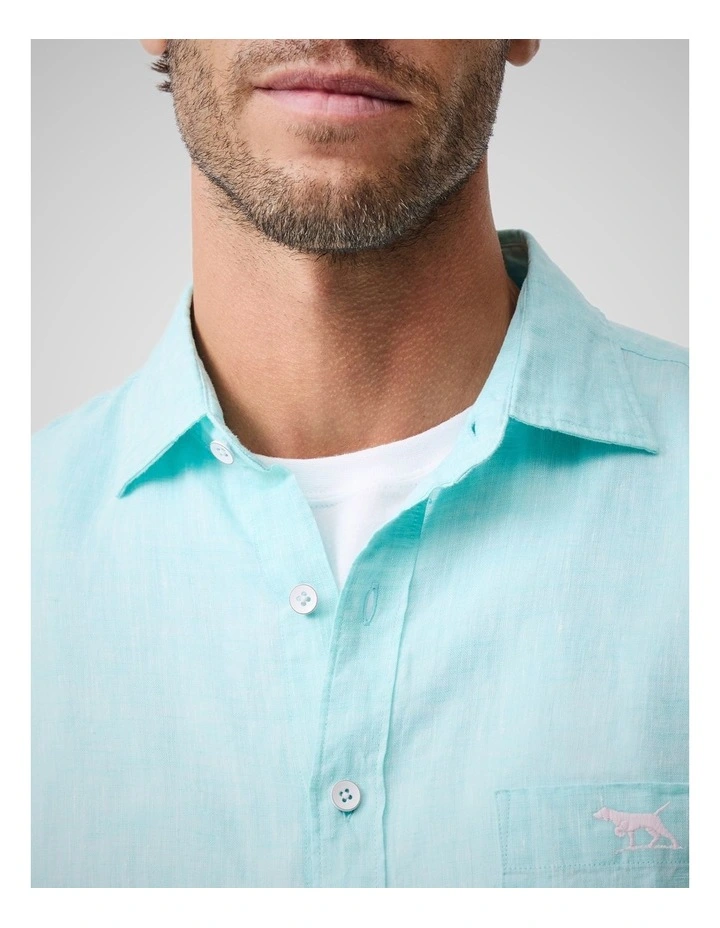 Coromandel 2 Long Sleeve Sports Fit Shirt in Mint image 6