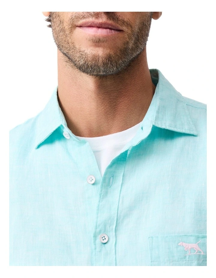 Coromandel 2 Long Sleeve Sports Fit Shirt in Mint image 6