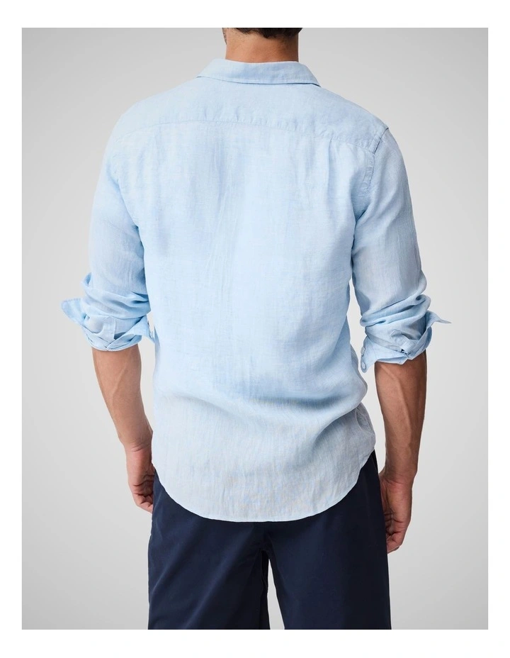 Coromandel 2 Long Sleeve Sports Fit Shirt  in Sky image 3
