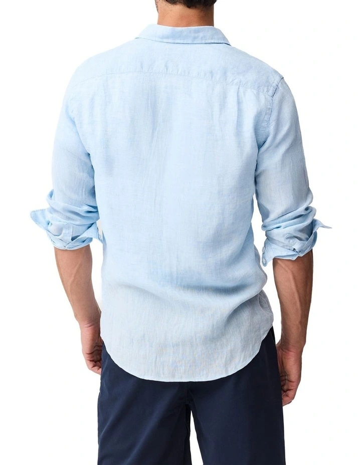 Coromandel 2 Long Sleeve Sports Fit Shirt  in Sky image 3