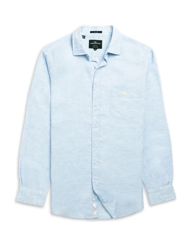 Coromandel 2 Long Sleeve Sports Fit Shirt  in Sky image 4