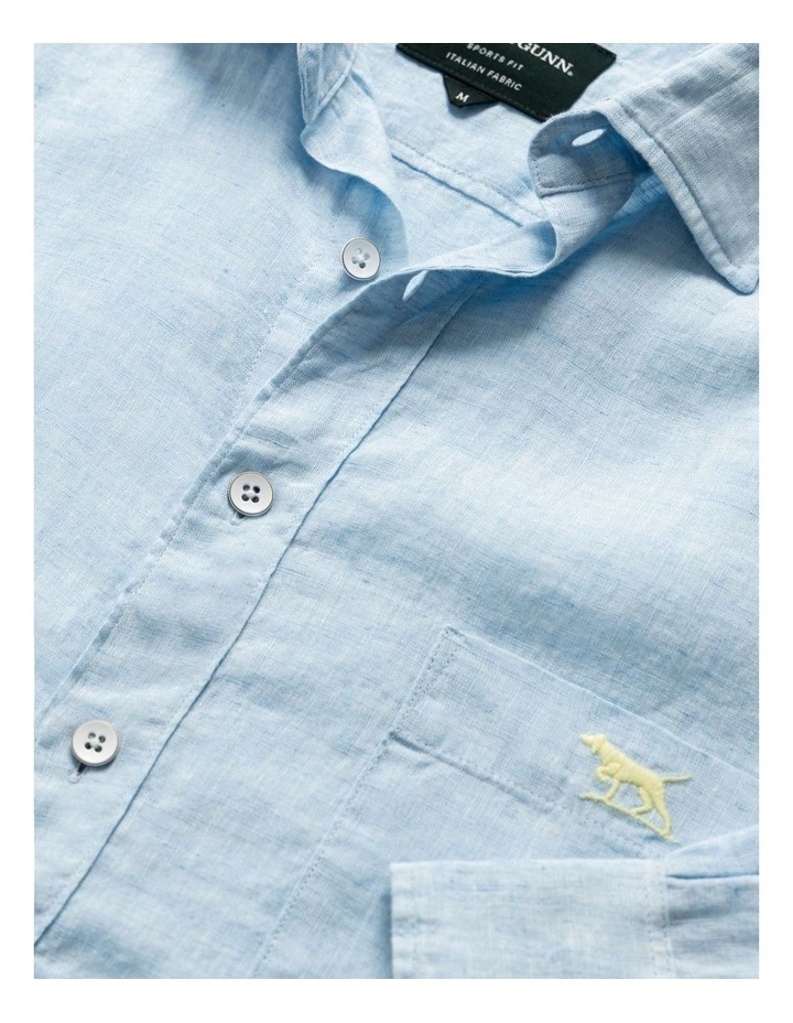 Coromandel 2 Long Sleeve Sports Fit Shirt  in Sky image 5