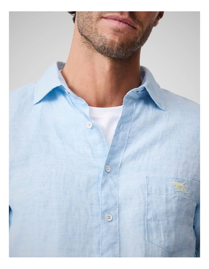 Coromandel 2 Long Sleeve Sports Fit Shirt  in Sky image 6