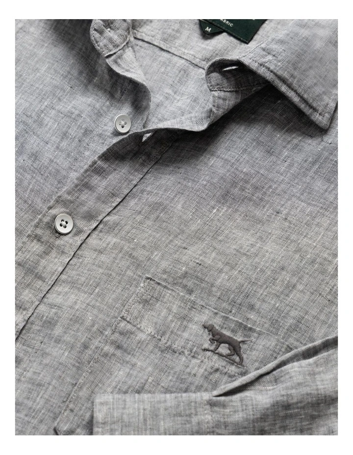 Coromandel 2 Long Sleeve Sports Fit Shirt in Smoke image 5