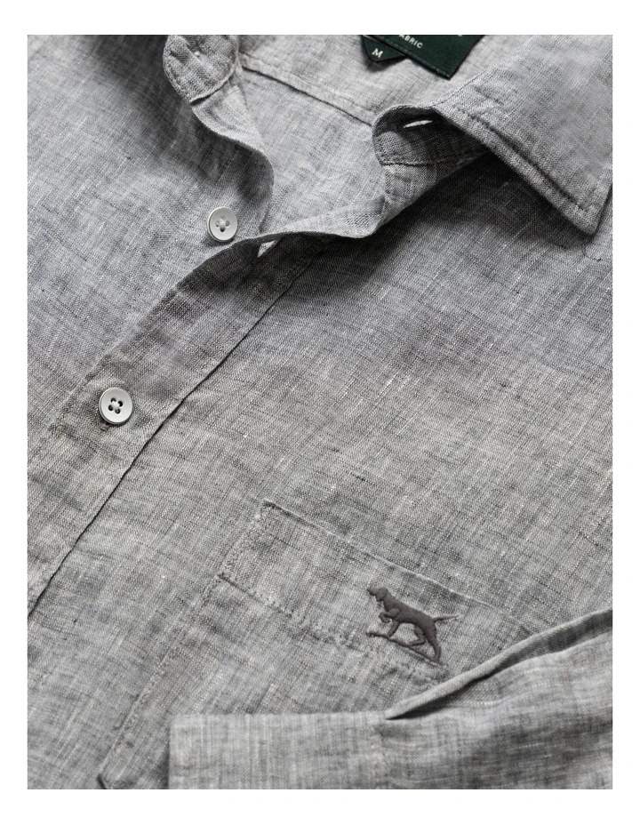 Coromandel 2 Long Sleeve Sports Fit Shirt in Smoke image 5