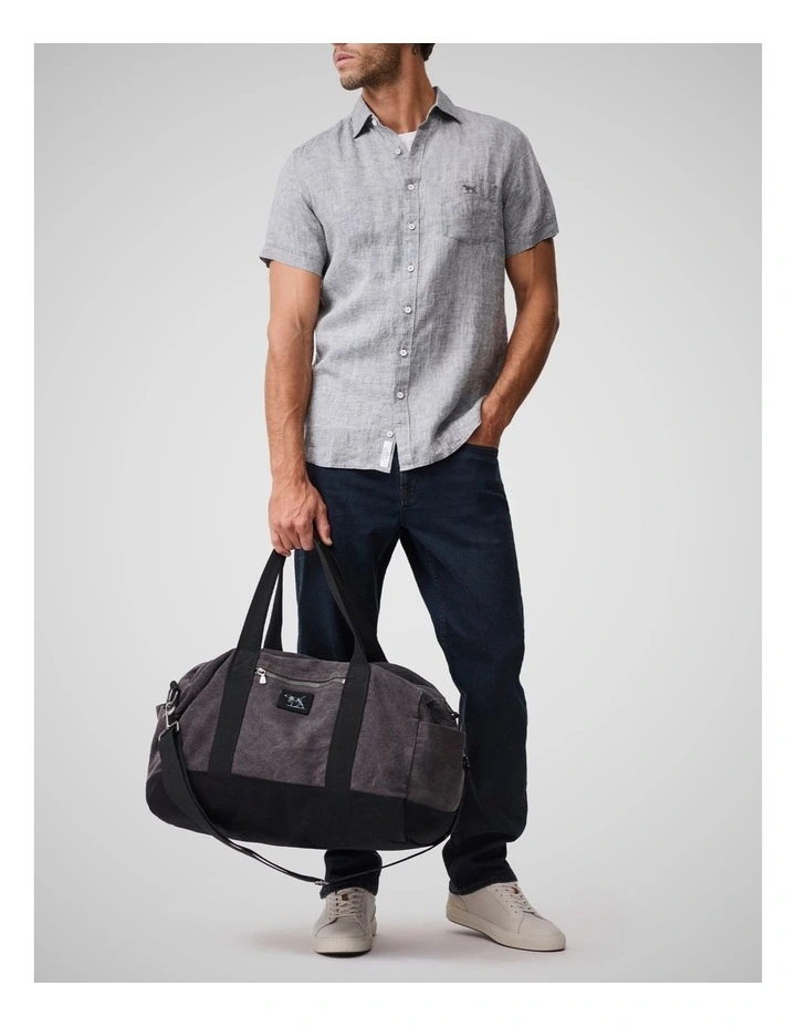 Cathedral Cove Short Sleeve Sports Fit Shirt in Smoke image 2