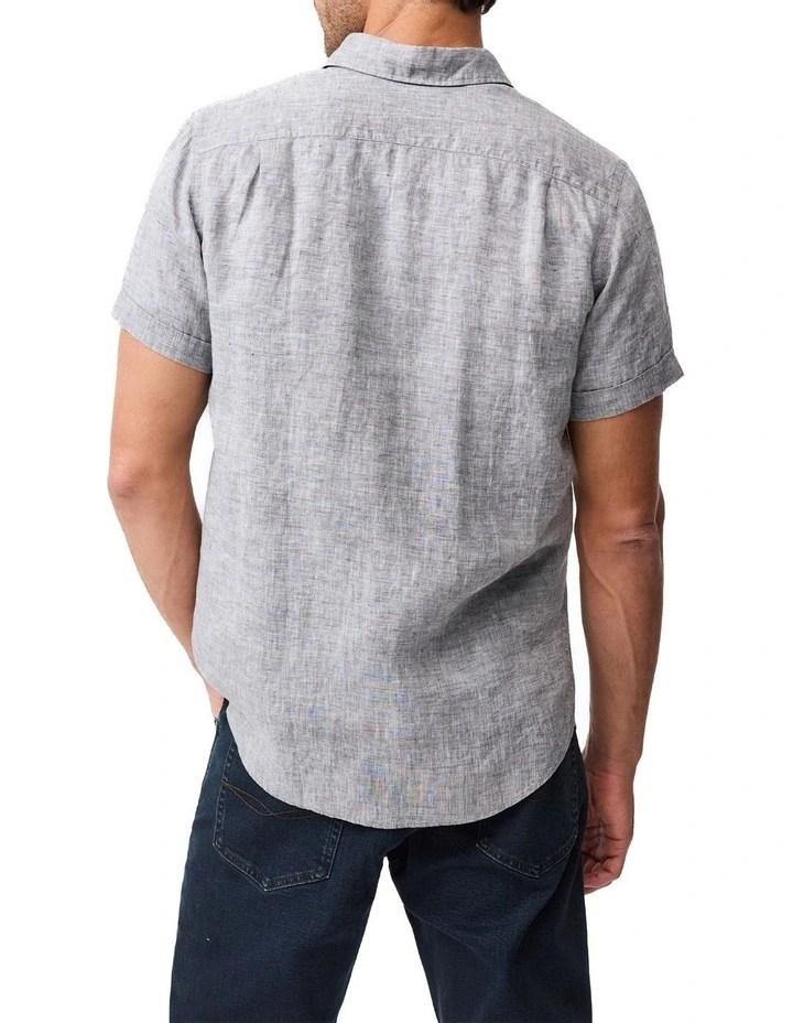 Cathedral Cove Short Sleeve Sports Fit Shirt in Smoke image 3