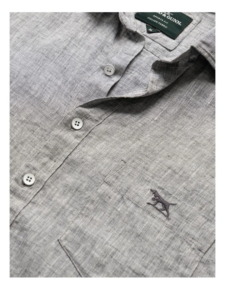 Cathedral Cove Short Sleeve Sports Fit Shirt in Smoke image 5