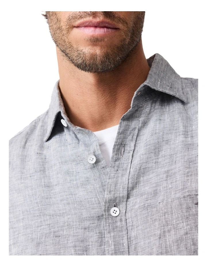 Cathedral Cove Short Sleeve Sports Fit Shirt in Smoke image 6