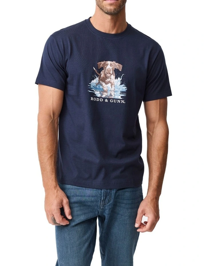 Gunners Track T-shirt in Midnight image 1