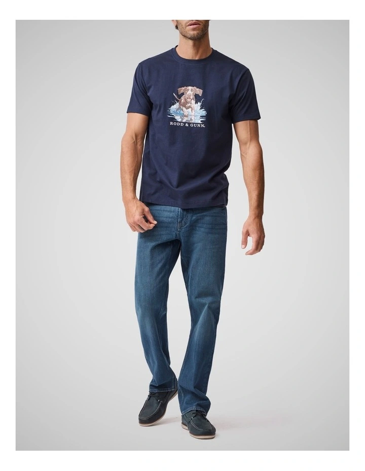 Gunners Track T-shirt in Midnight image 2