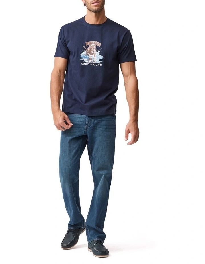 Gunners Track T-shirt in Midnight image 2