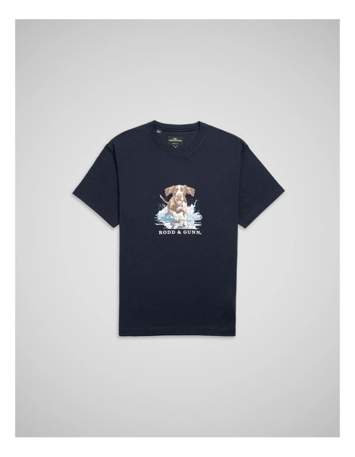 Gunners Track T-shirt in Midnight image 4