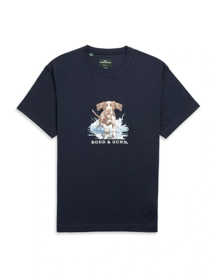 Gunners Track T-shirt in Midnight image 4