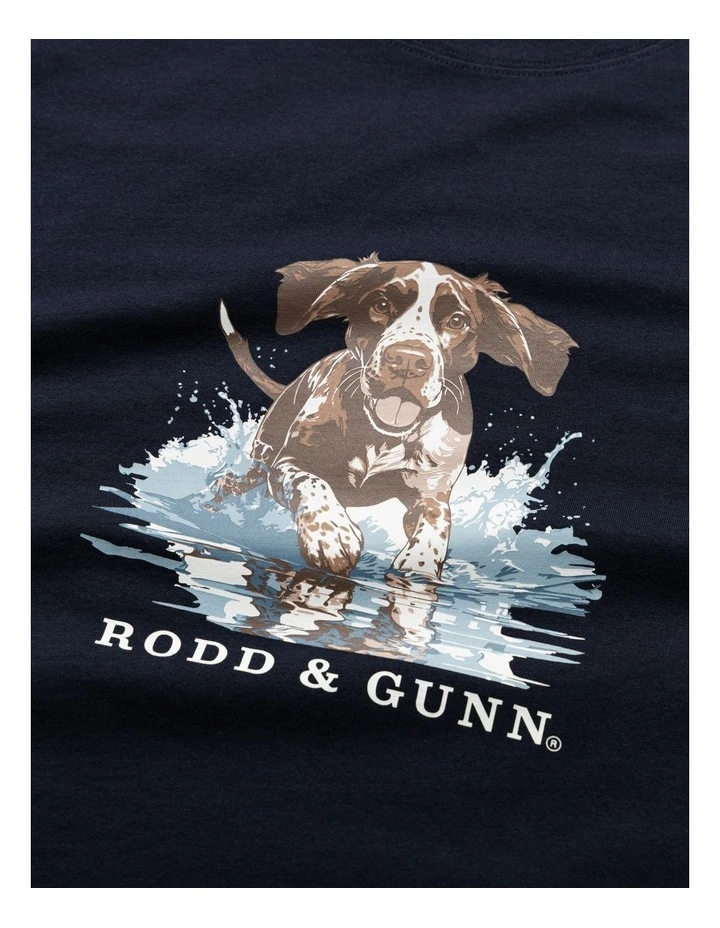 Gunners Track T-shirt in Midnight image 5